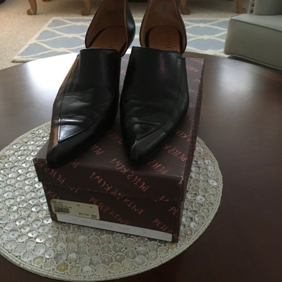 PETER KENT. FASHION  open SIDE LO-heel.  Pt. Toe - Picture 3 of 3